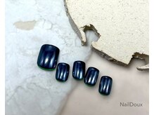 ネイル ドゥ 岡山駅前店(Nail Doux)/ネイビーフットネイル