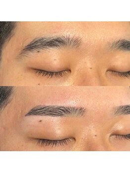グライド 銀座店(GLIDE)の写真/“眉”で毎日がもっと輝く◇メンズ専用美眉アイブロウ【#メン眉】はGLIDEで!フェイシャルメニューも充実◎