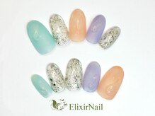 エリクサーネイル 神田(Elixir Nail)/シンプル/クーポン使用