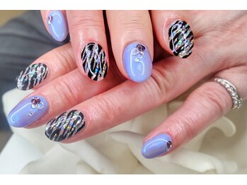 ゼブラネイル♪