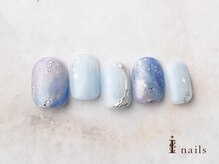 アイネイルズ 横浜EAST店(I-nails)/もやもやスターニュアンスネイル