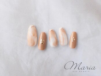 マリアアイビューティー 西梅田(Maria Eye Beauty)/上品マーブルネイル