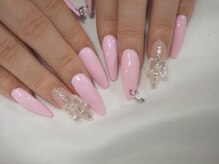 nailsalon amore 心斎橋店【長さだし/持ち込み/スカルプ/フィルイン/定額】/蝶々ピアス13310円