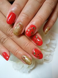 クリスマスネイル