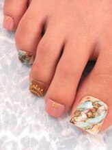 カラーズ 浜松店(colors)/ターコイズ×ヌーディーカラー♪