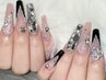 【ロング】トレンドデザイン自由自在★スカルプ長さだしアート付け放題 