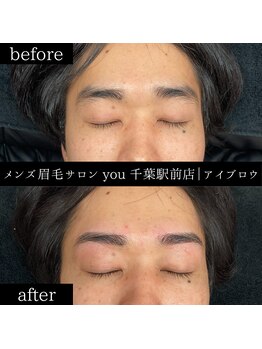 ユー 千葉駅前店(you)/メンズ眉毛/メンズ眉/千葉駅