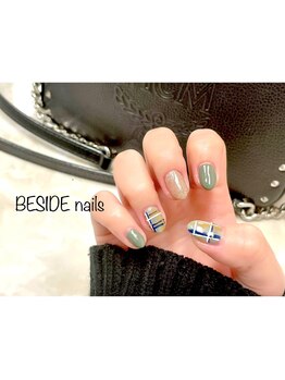 チェックネイル