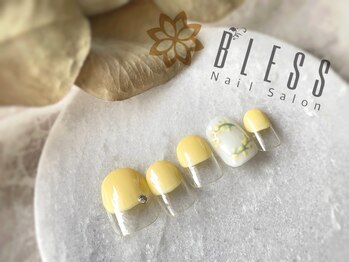 ブレス 天童店(BLESS)/幸運を呼ぶミモザネイル