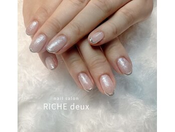 リッシュ ドゥ(RICHE deux)/クリアラメ×シルバーフレンチ