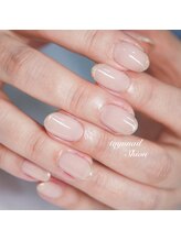 たゆ ネイル(たゆnail)/ラメフレンチネイル