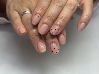 ネイルビジョルノ つくばみどりの店(Nail Begiorno)/ワンポイントワンカラーネイル　