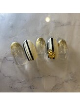 プラスチッタ(hair make salon plus citta')/ボーダーネイル