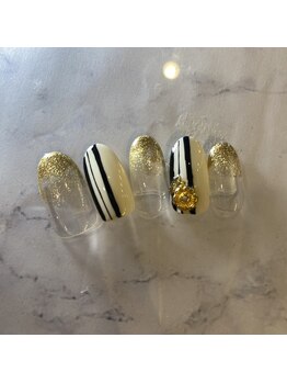 プラスチッタ(hair make salon plus citta')/ボーダーネイル