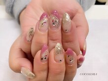 ココロバ ネイルアンドビューティーサロン(COCOLOBA)/ななめフレンチネイル☆