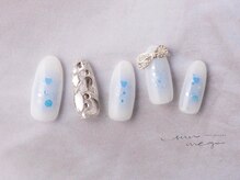 サンミーゴネイル 神戸店(Sunmego Nail)/【Hand/ア-ト】リボンネイル