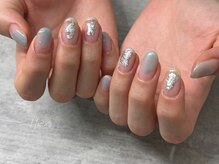 エクラス 銀座(Heclats)/ニュアンスネイル/春ネイル