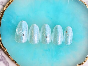 ネイルサロン フローリア(nail salon Florir)/シンプルラメネイル