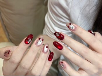 ラメール(La mer)/クリスマスネイル