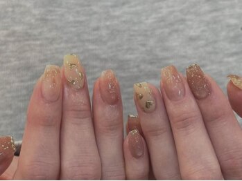 ハートワンホンネイル