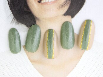 キャンアイドレッシー ヨコハマ元町店(Can I Dressy)/【NEW】バイカラーネイル