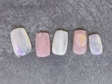 アウラネイルズ(aura nails)/☆ハンドシンプルコース　¥6800
