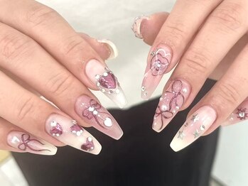 モカ 心斎橋(moca by Lee)/【Aina】ミラーネイル