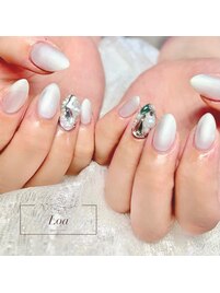 パールホワイト×埋めつくし