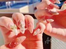 アルテ 松戸店(Arte)の雰囲気（手描きアート、トレンドネイルもお任せください♪）