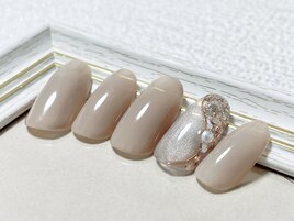 マグネット×ラメ