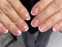 ハズグラスネイル(Haze Grass nail)/フレンチネイル