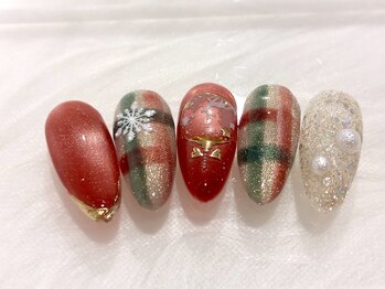 ティアラ(tiara)/クリスマスネイル☆