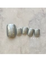 ネイルサロンリュクス (nailsalon Luxe)/シャラック　冬シルバー