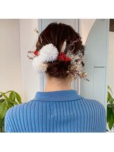 ミャオ バイ ハグ(meow by hug.)/ヘアメイク　アップヘア3,000円