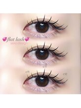 メル バイ ウィリートーキョー(MELL by wellytokyo)/マツエク　フラットラッシュ