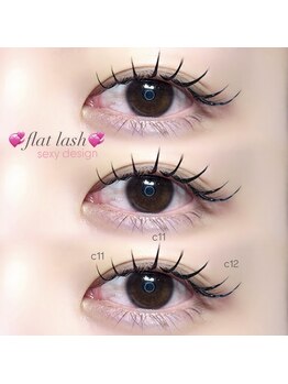 メル バイ ウィリートーキョー(MELL by wellytokyo)/マツエク　フラットラッシュ