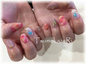 ツメカザリ 西金沢店(TsumekazaRi)/タイダイ★Mixアート