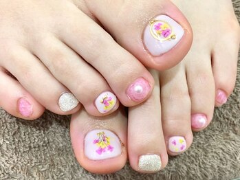 ネイルサロン ティディ(TIDY)/ドライフラワーネイル