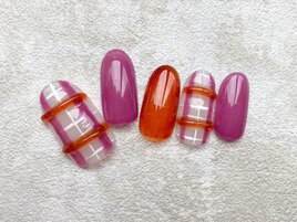 チェックネイル