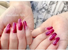 ネイルサロン ビビ(bibi)/こだわり塗りかけ