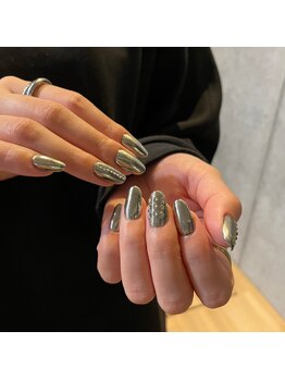 リルム(Relum)/個性派ミラーネイル☆