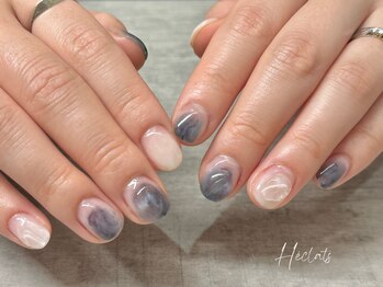 エクラス 銀座(Heclats)/ニュアンスネイル/クリアネイル