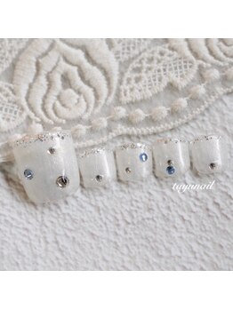 たゆ ネイル(たゆnail)/うるつやホワイトフットネイル