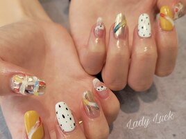 カラフルニュアンスネイル☆