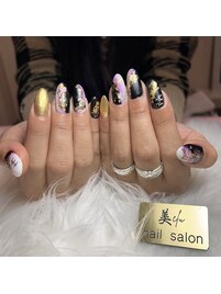 和柄ネイル