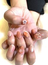 オンリーユー(Only You)/お花×リボンネイル