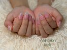 定額デザイン　チークネイル