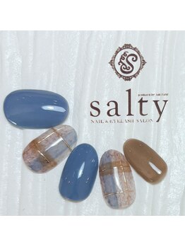 もけもけチェックネイル