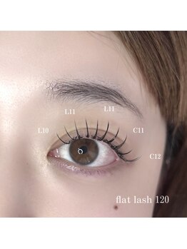 クレア 名取店(CREA)/フラットラッシュ120本