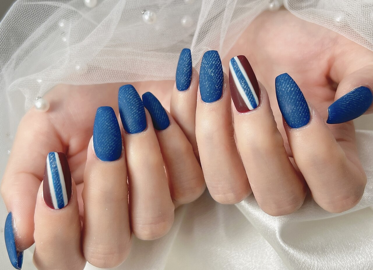 デニムネイル：PG014300166｜ビジューネイルズ 西川口店(bijou nails